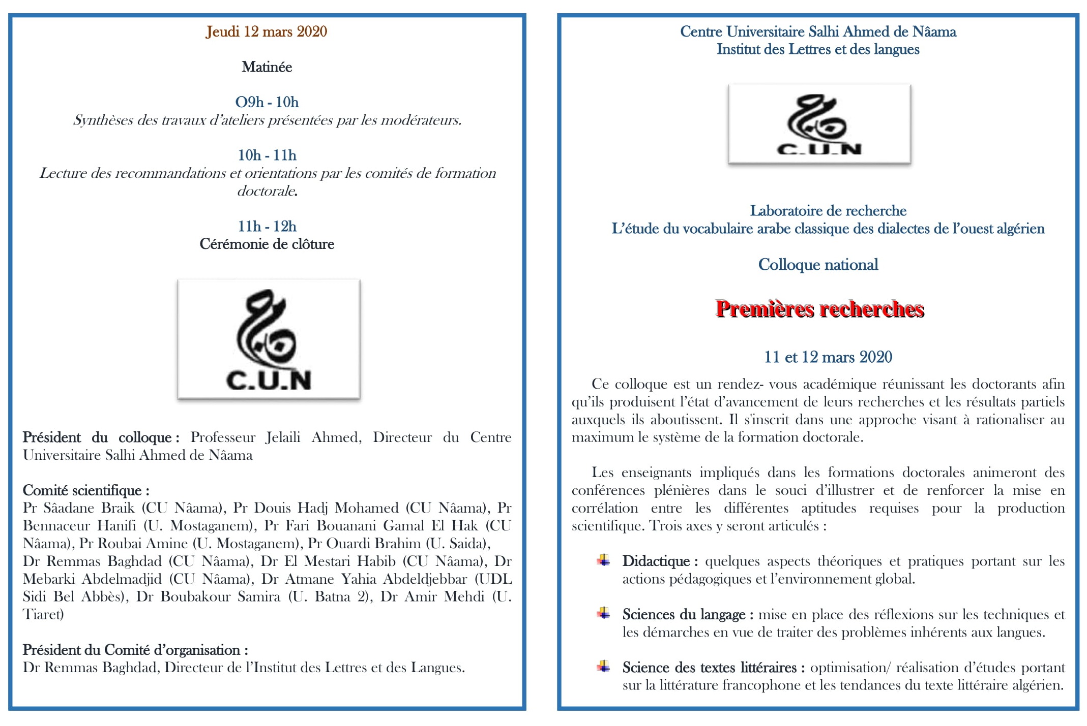 Programme Colloque 11 et 12 mars 2020-1